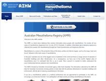 Tablet Screenshot of mesothelioma-australia.com